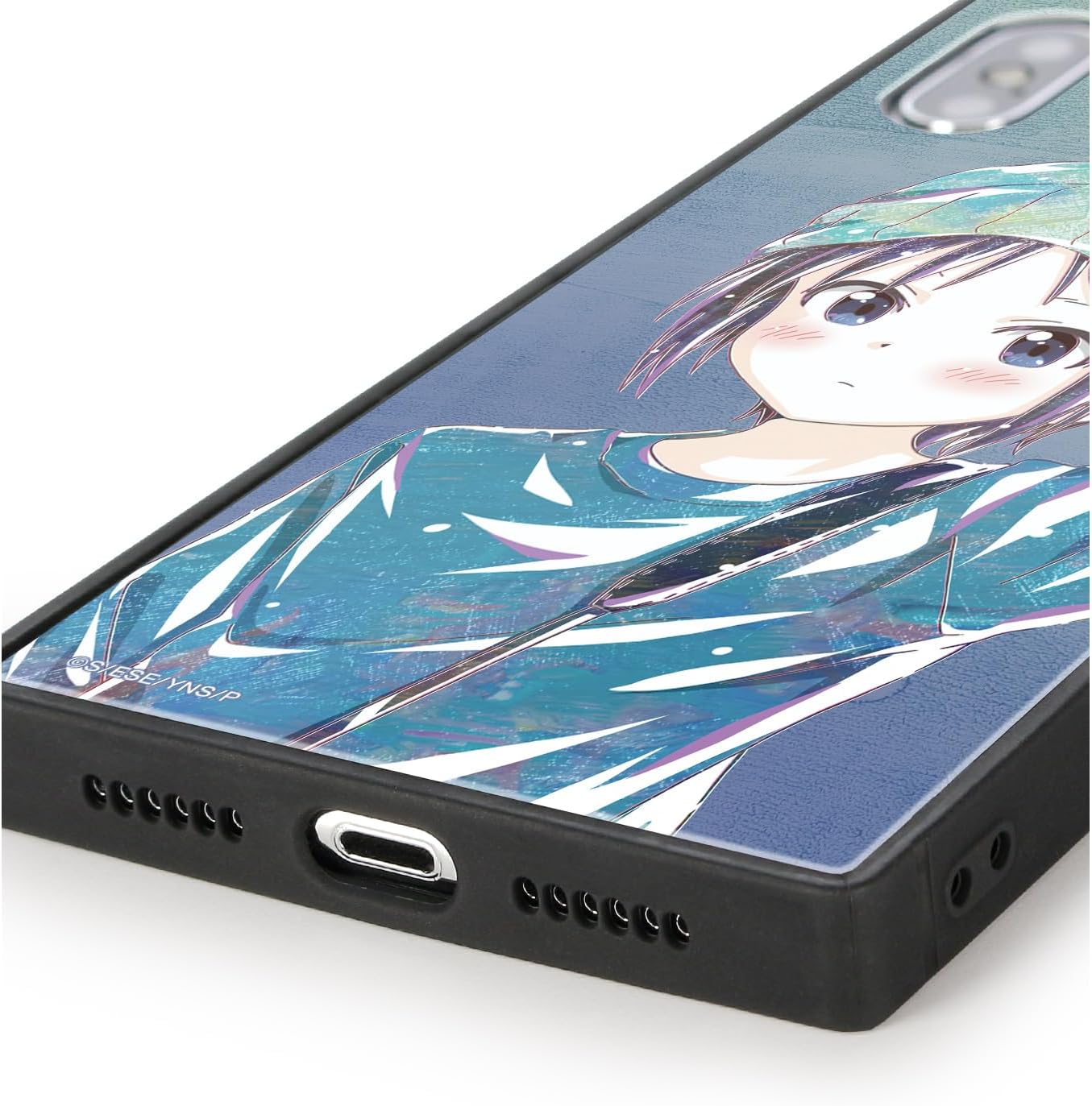 アルマビアンカ(armabianca) Yamano Recommend Next Summit Honoka ANI Art Vol. 2 Square Tempered Glass iPhone Case Compatible with iPhone 13 Mini