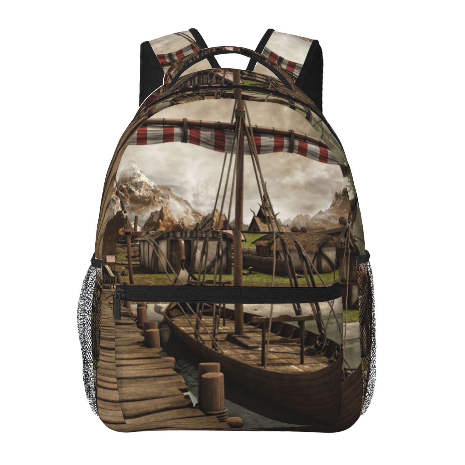 Sac d'école viking confortable et durable pour éviter le mal de dos - 7
