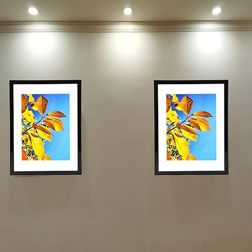 Miniatura 5 de Aynoo Marco negro para póster de 11 x 17 pulgadas, para fotos de 11 x 17 o 9 x 15 pulgadas, marco de collage para montaje en pared, negro, paquete