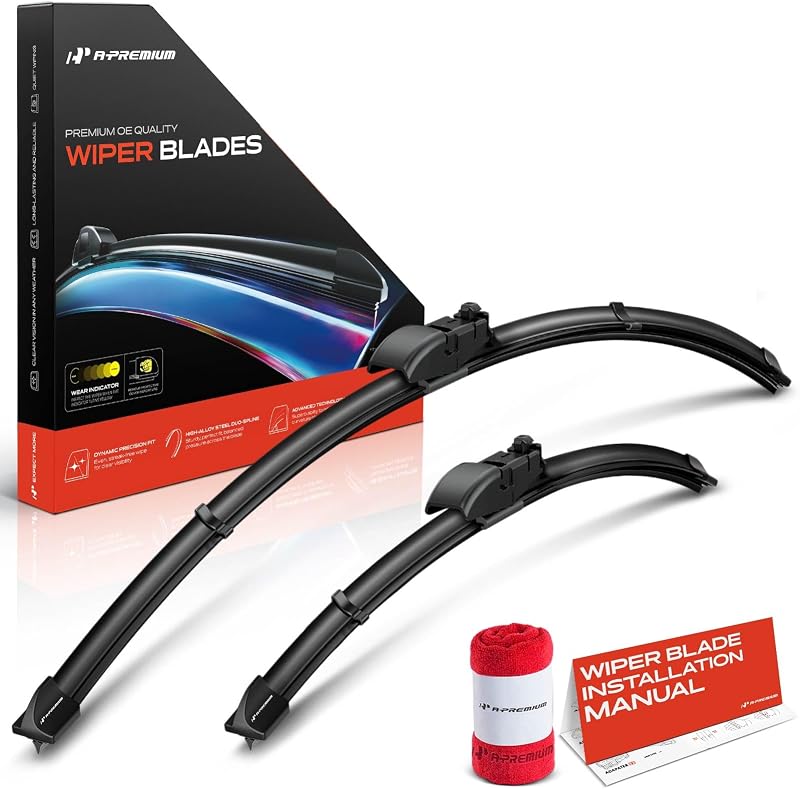 Palhetas do limpador de para-brisa A-Premium 26" + 18" para Subaru Legacy e Outback 2020–2024 – Par