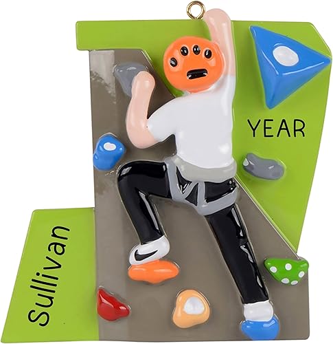 Adornos de Navidad personalizados para escaladores de roca masculinos 2023  Personalización rápida y gratuita las 24 horas  Decoración de Navidad