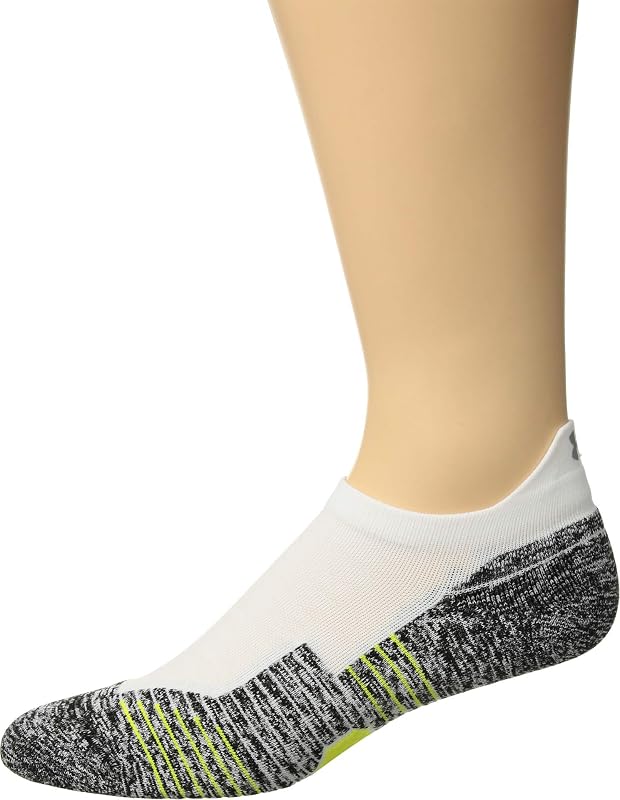 Under Armour Adult Run Cushion No Show Tab Socks, 1-Pair