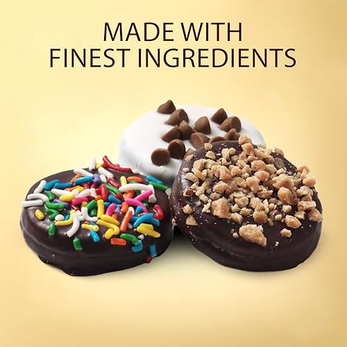 Miniatura 3 de Cremelle Caja de regalo de galletas gourmet, 12 piezas de galletas de regalo de alimentos, caja de regalo ideal para amigos, colegas y seres