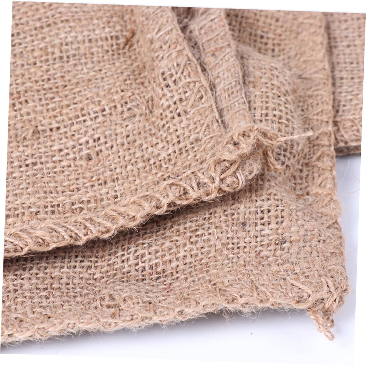 BESTYASH 5 Pièces Sacs en Toile Tissée pour Fruits et Légumes Sacs en Toile de Jute pour Conservation et Rangement de Céréales pour Cuisine