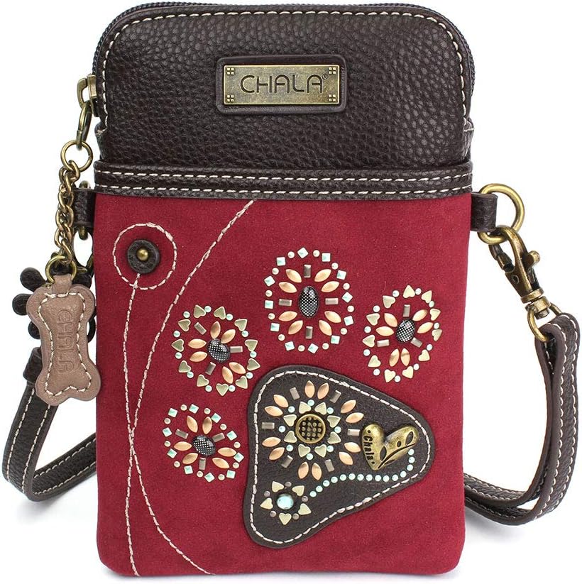 CHALA Dazzled Cellphone Crossbody Handbags for Women -Multicolored (Dazzled Paw)