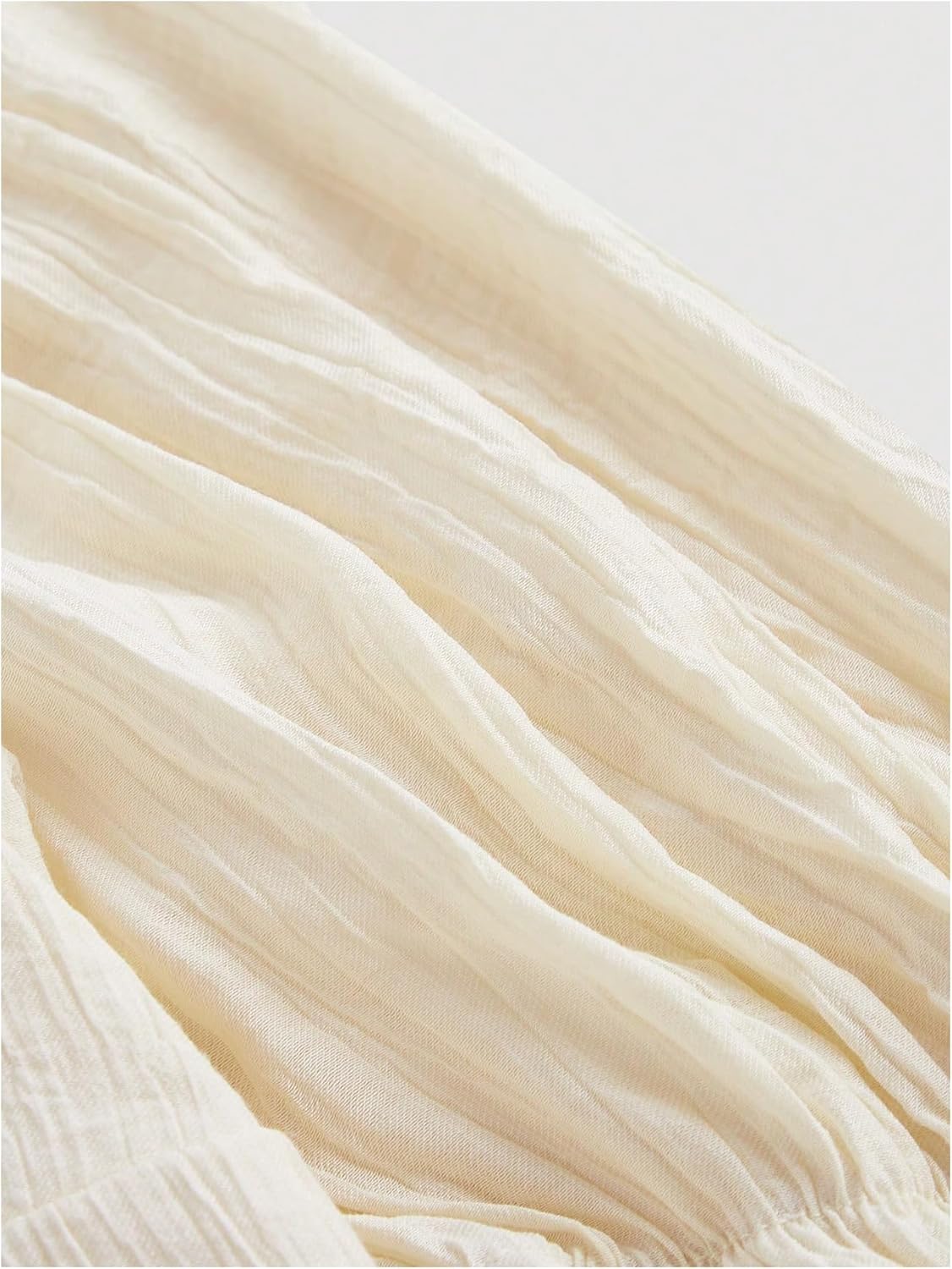 MakeMeChic Women's Renaissance Pirate Costume Corset Tops Puff Long Sleeve Ruched Bust Ruffled Peplum Peasant Blouse - Image 4