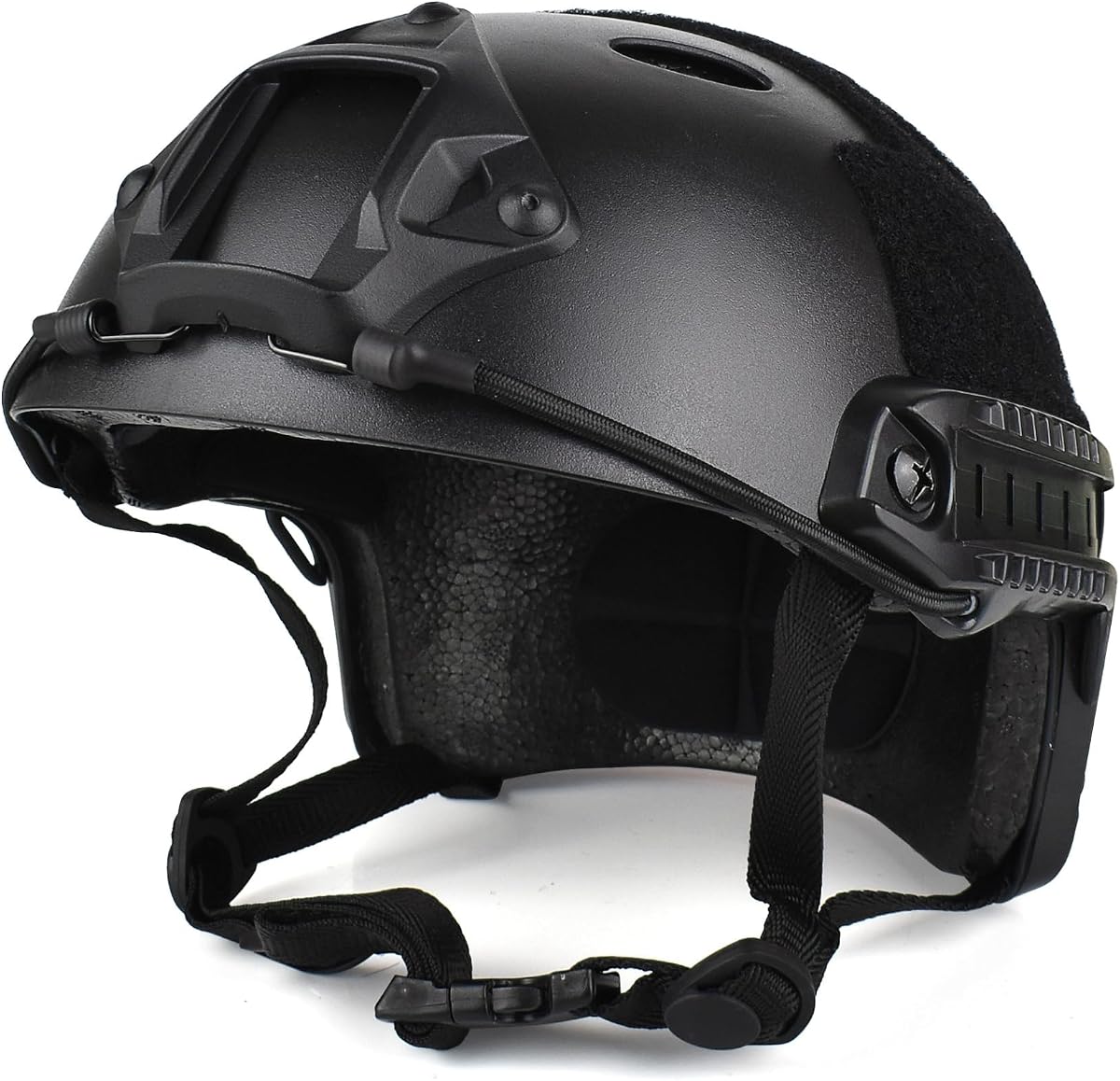 Casco Airsoft,GWEUZMALL PJ Tipo Paintball Táctico,Casco Rápido Ajustable Airsoft con Accesorios,Equipo Militar