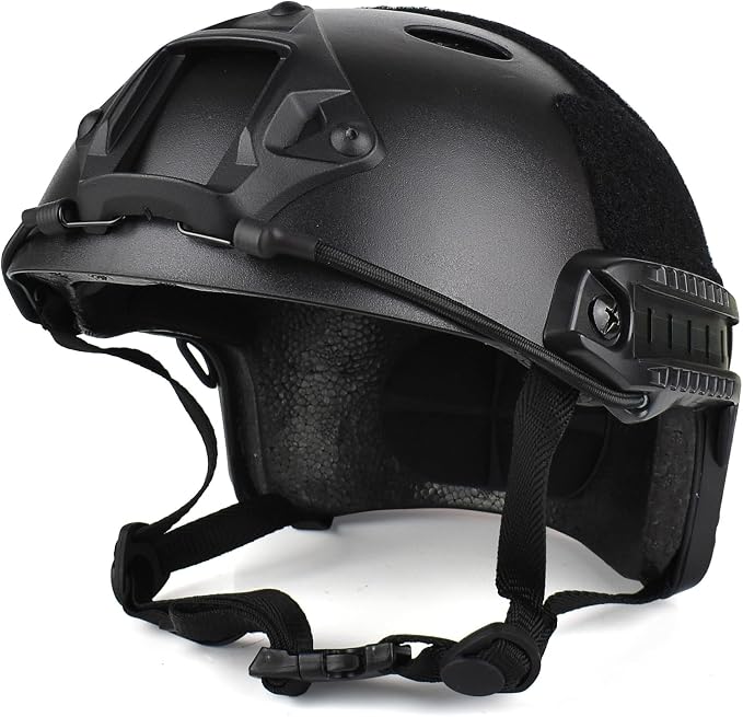 Airsoft Helmet,GWEUZMALL PJ Type Tactical Paintball,Airsoft Adjustable Fast Helmet with