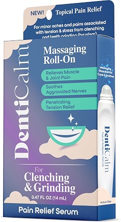 nfuse DentiCalm Soothing Pain Relief for Teeth Grinding and Jaw Clenching Bruxism, for Jaw, Head and Neck Pain, Stiffness and Tension, Nightguard Discomfort Relief, 0.47 OZ
