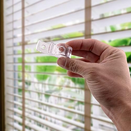 Miniatura 4 de Amazing Drapery Hardware Juego de 3 guías de cable transparente, para persianas enrollables y romanas, solución de seguridad infantil y doméstica