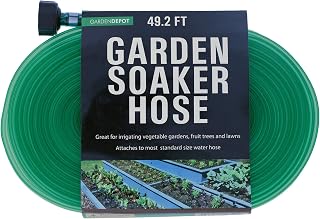 Sprinkler Hose With Holes | Soaker Hose 50 FT (49.2' Or 15M) For Easy Irrigation System And Efficient Water Conservation