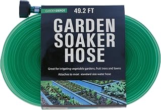 Sprinkler Hose With Holes | Soaker Hose 50 FT (49.2' Or 15M) For Easy Irrigation System And Efficient Water Conservation