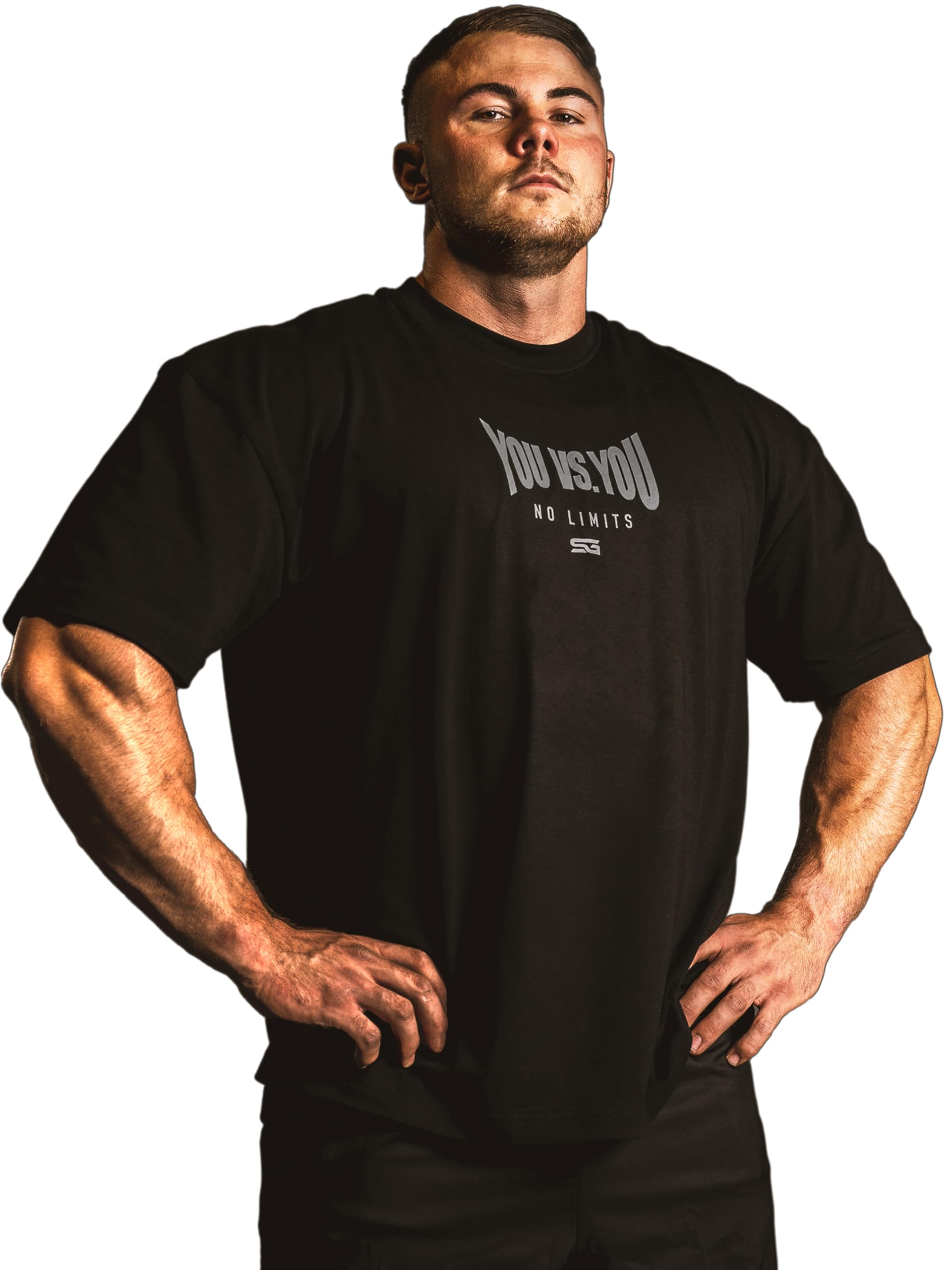 Satire Gym - Pump Cover Gym Shirt Herren Oversize - Sport Shirt Männer für Bodybuilder- Fitness T-Shirt als Pump-Cover Tshirt für Bodybuilding