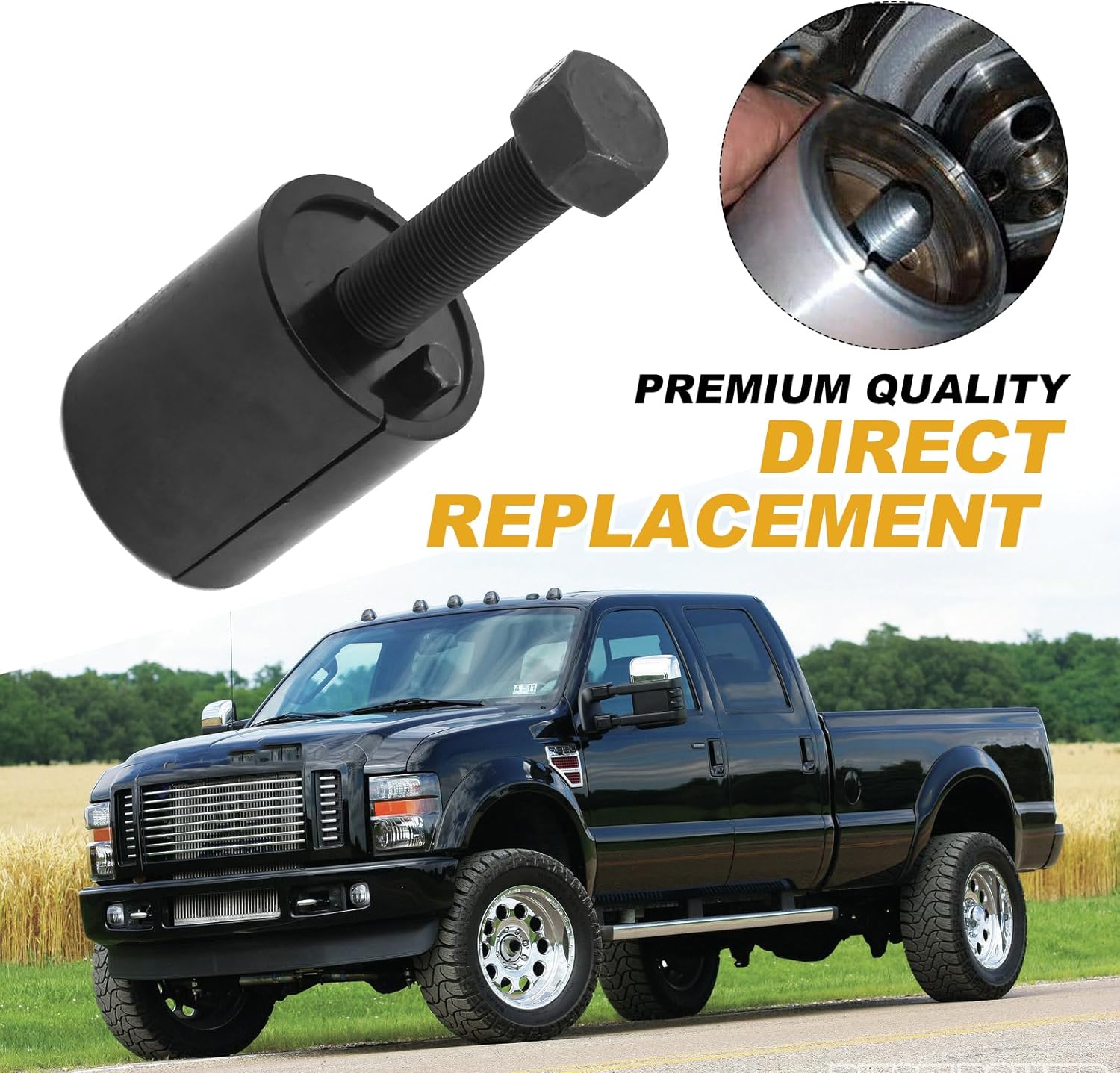 303-762 Front Crankshaft Seal Wear Ring Remover, Replacement for Ford Super Duty Diesel F-Series-250 350 450 550 650 750 2004-2010, Replace 303-771 ST-130 VT275 VT365-MaxxForce7