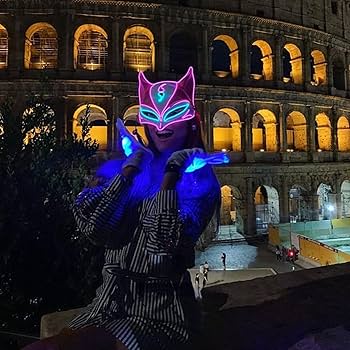 クトゥルフオイド イカリ ver.k TTF Neon color Amazon.com: XGOOD LED Glasses Futuristic Neon Sunglasses