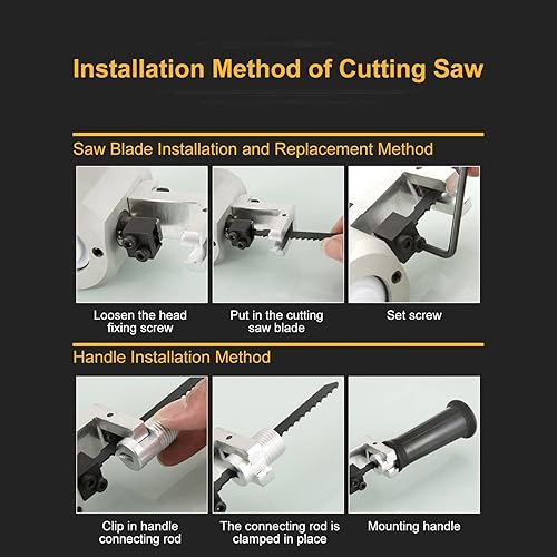 Miniatura 7 de Cortador de metal de doble cabezal para cortar metal Nibbler, accesorio de taladro eléctrico para cortar madera, herramienta de corte con llave para