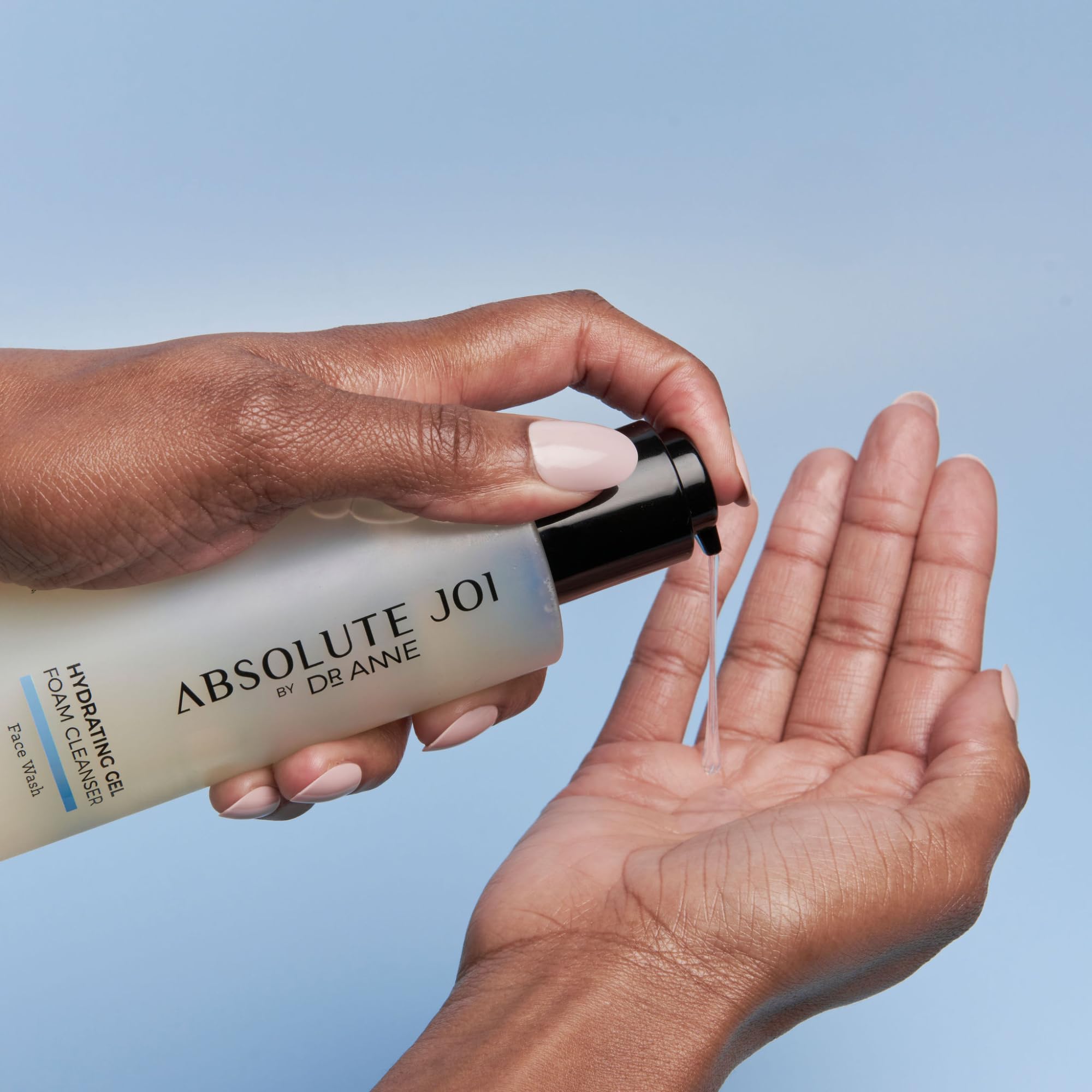 AbsoluteJOI - Limpiador facial hidratante suave con glicerina - Limpiador facial sin jabón con pH equilibrado y perfumado