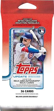 2025 Topps Update Series Baseball Fat Pack 36 Total Cards