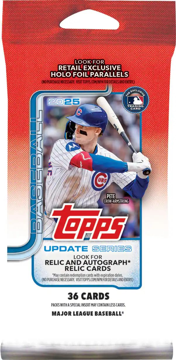 ポケモンカードゲーム Topps UPDATE SERIES 2025 MLB 4BOX 2025 Topps Update Series Baseball Fat Pack 36 Total Cards : Amazon