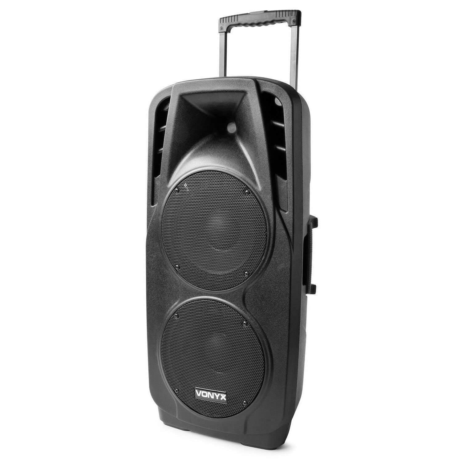 Vonyx SPX-PA9210 Akku Bluetooth Partybox, 1000 Watt mobiler Party Lautsprecher, Musikbox, Karaoke Anlage, Aktivlautsprecher mit Equalizer, für Unterwegs, Zuhause, Strand oder kleine Partys