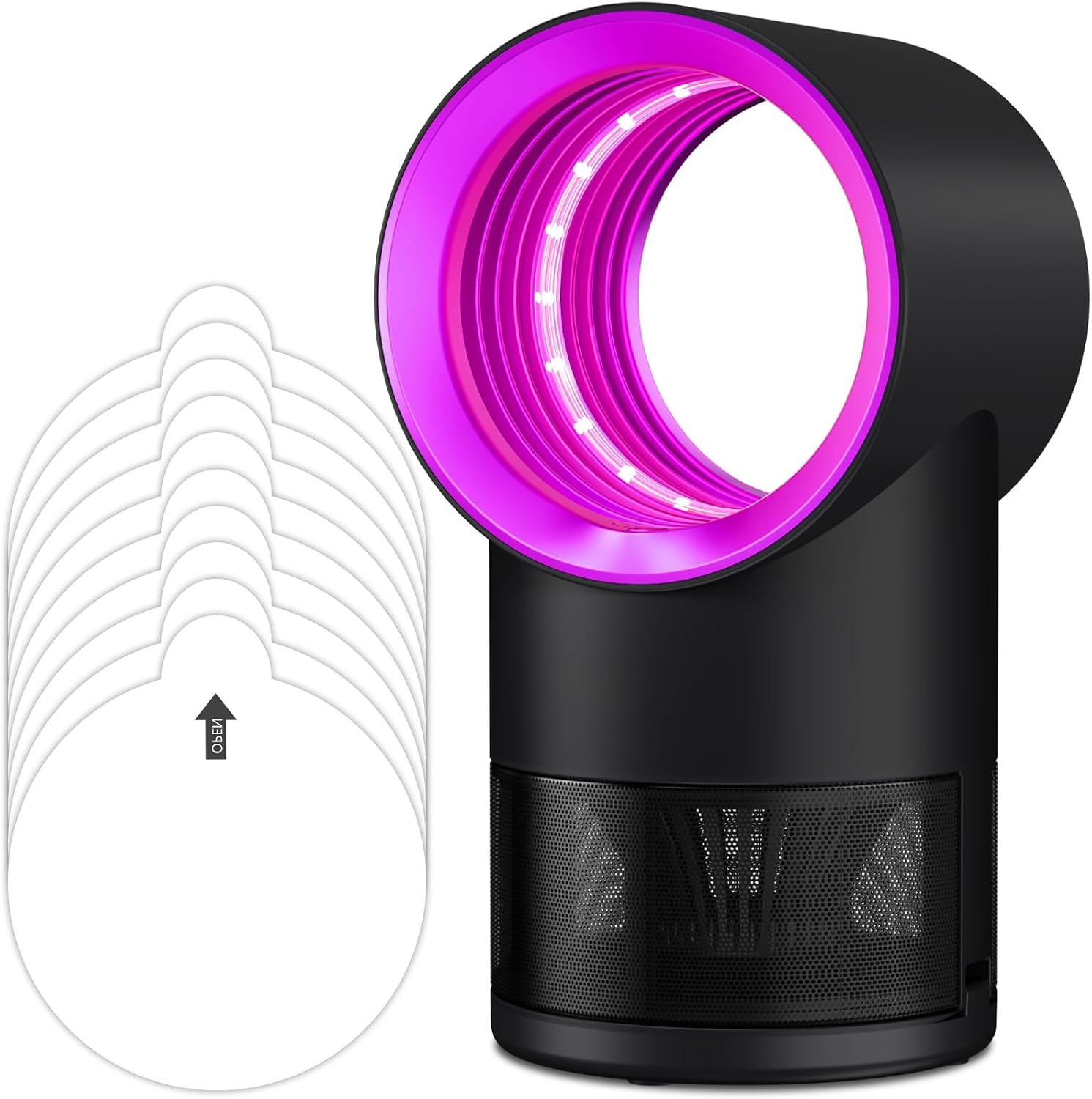 Fly Trap Indoor, Gnat Traps House Indoor, Indoor Pink Insect Trap with Timer