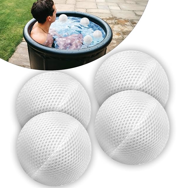 4 Pcs Cold Plunge Filter Scum Absorber Ice Bath Cold Plunge Accessories Reusable Ice Bath Tub Filter Oil