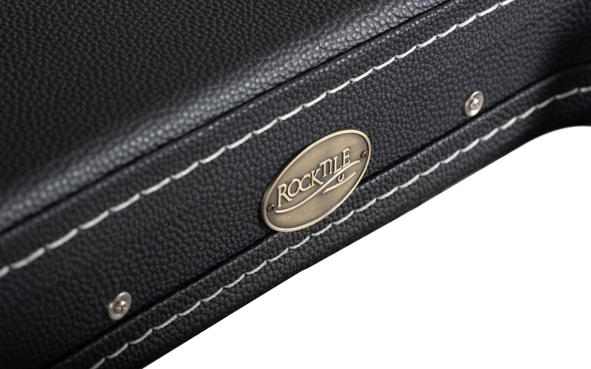 Rocktile Étui Guitare Électrique Style Double Cut (gigbag rembourré, Compartiment intégré, verrouillable, Longueur Totale : 102 cm) Noir
