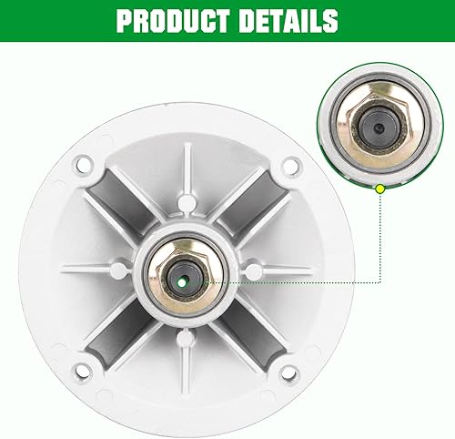 Vista 4 de Youxmoto Conjunto de husillo de cubierta de 42 pulgadas 110-6866 117-1192 apto para Toro Timecutter Z4200 Z4202 Z4220 Z4235 Z5020 paquete de 2