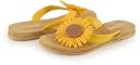 HELEEY Women Flip Flops, Soft Comfortable Lightweight Slippers for Ladies and Girls, Daily Wear House Chappals (YELLOW FLOWER, UK Footwear Size System, Adult, Women, Numeric, Medium, 8) gallery image