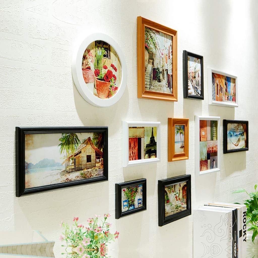 Kit de galerie murale cadres photo ensemble de 11 unités pour habiller mur vide
