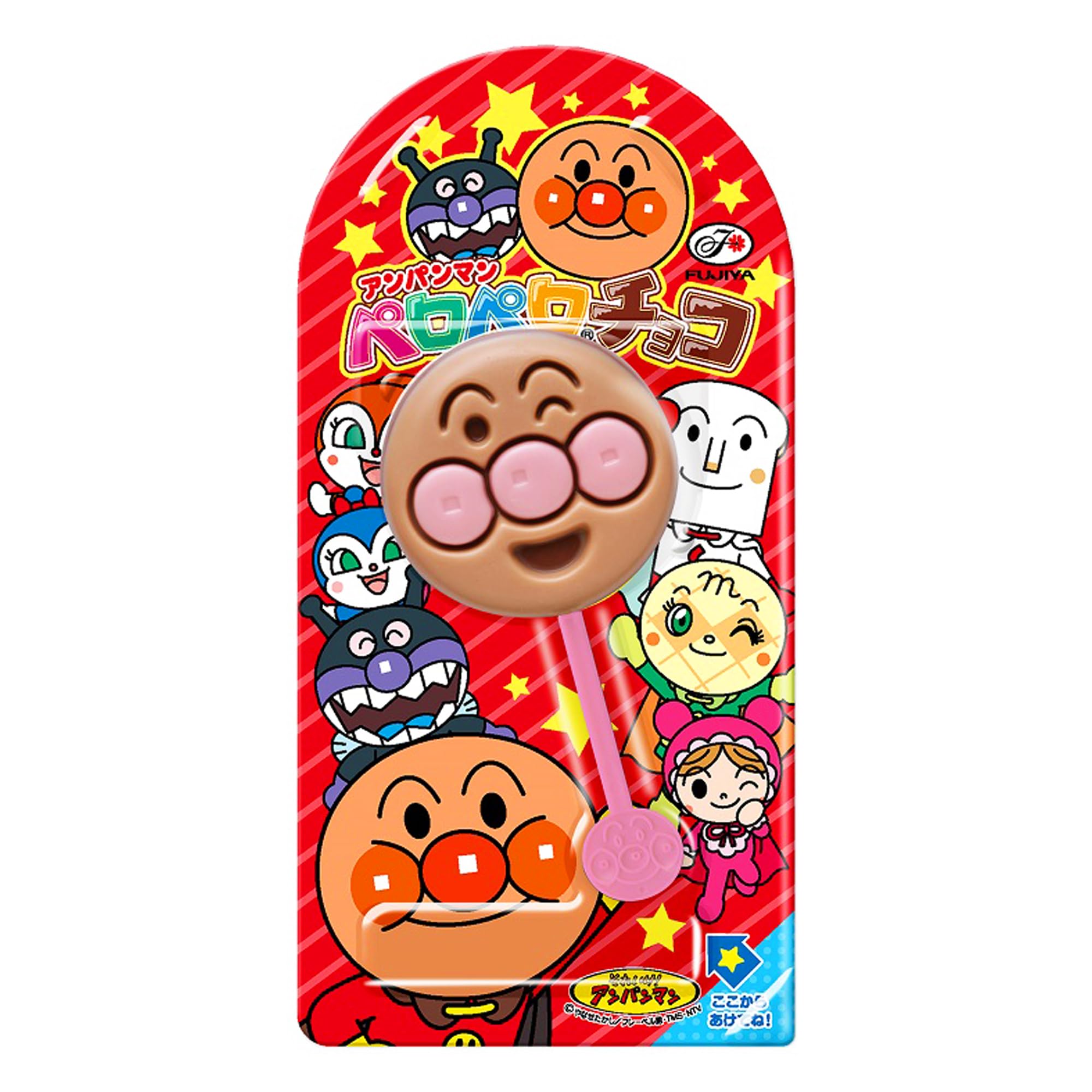 不二家 アンパンマンペロペロチョコ 1本×12個