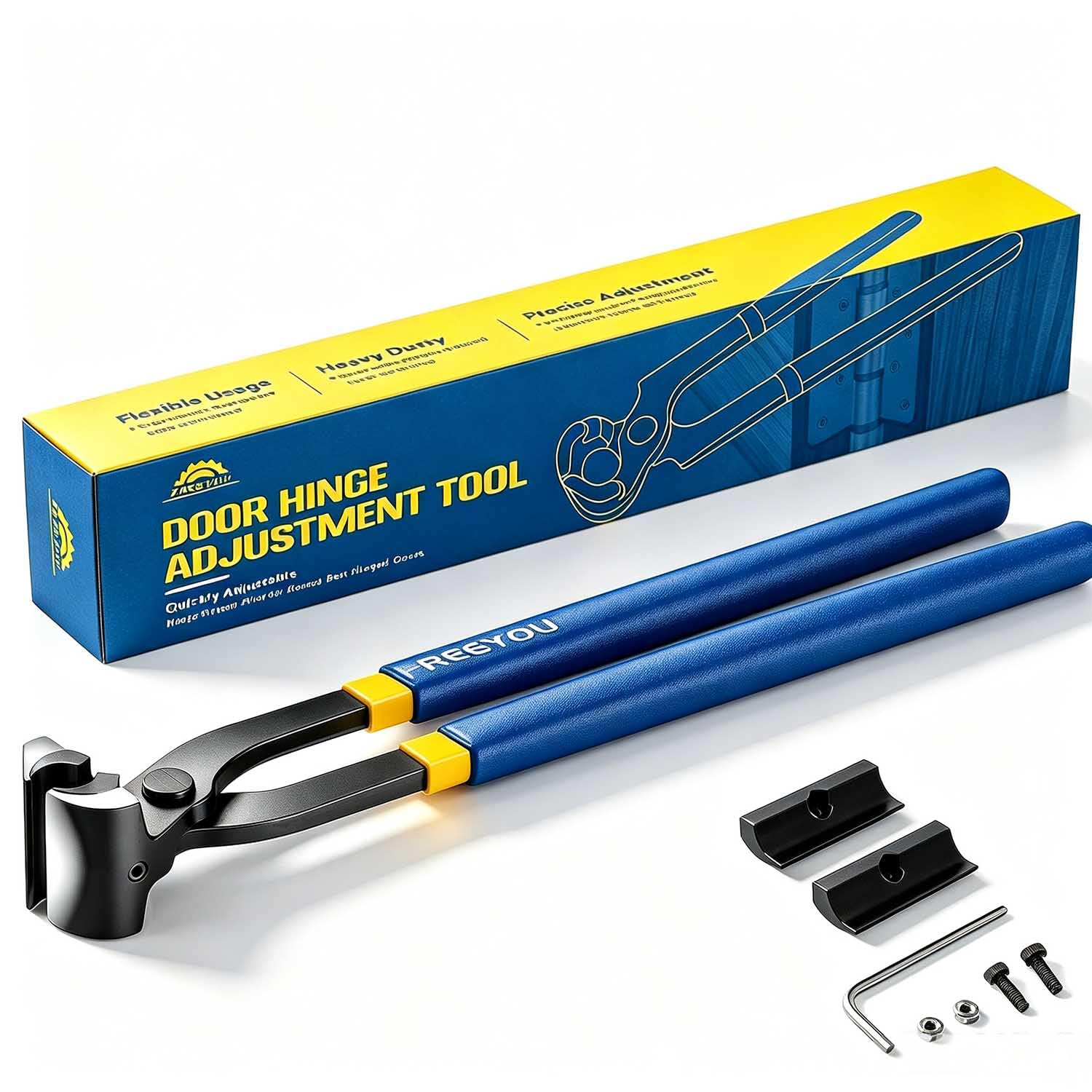 Photo 1 of FREEYOU Blue Adjustable Door Hinge Repair Tool