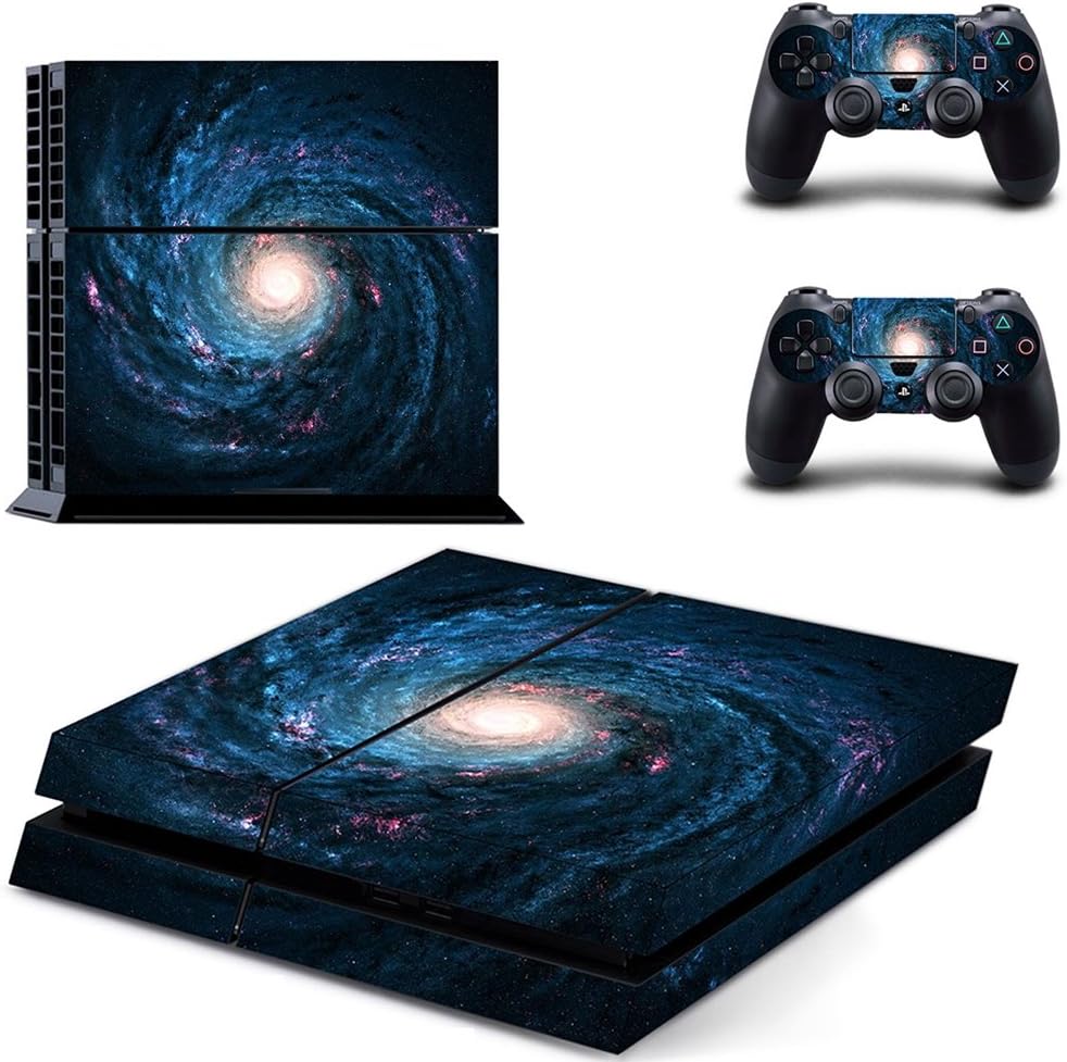 SKINOWN Whole Body Vinyl Skin Sticker Decal Cover for Playstation 4 System Console and Controllers