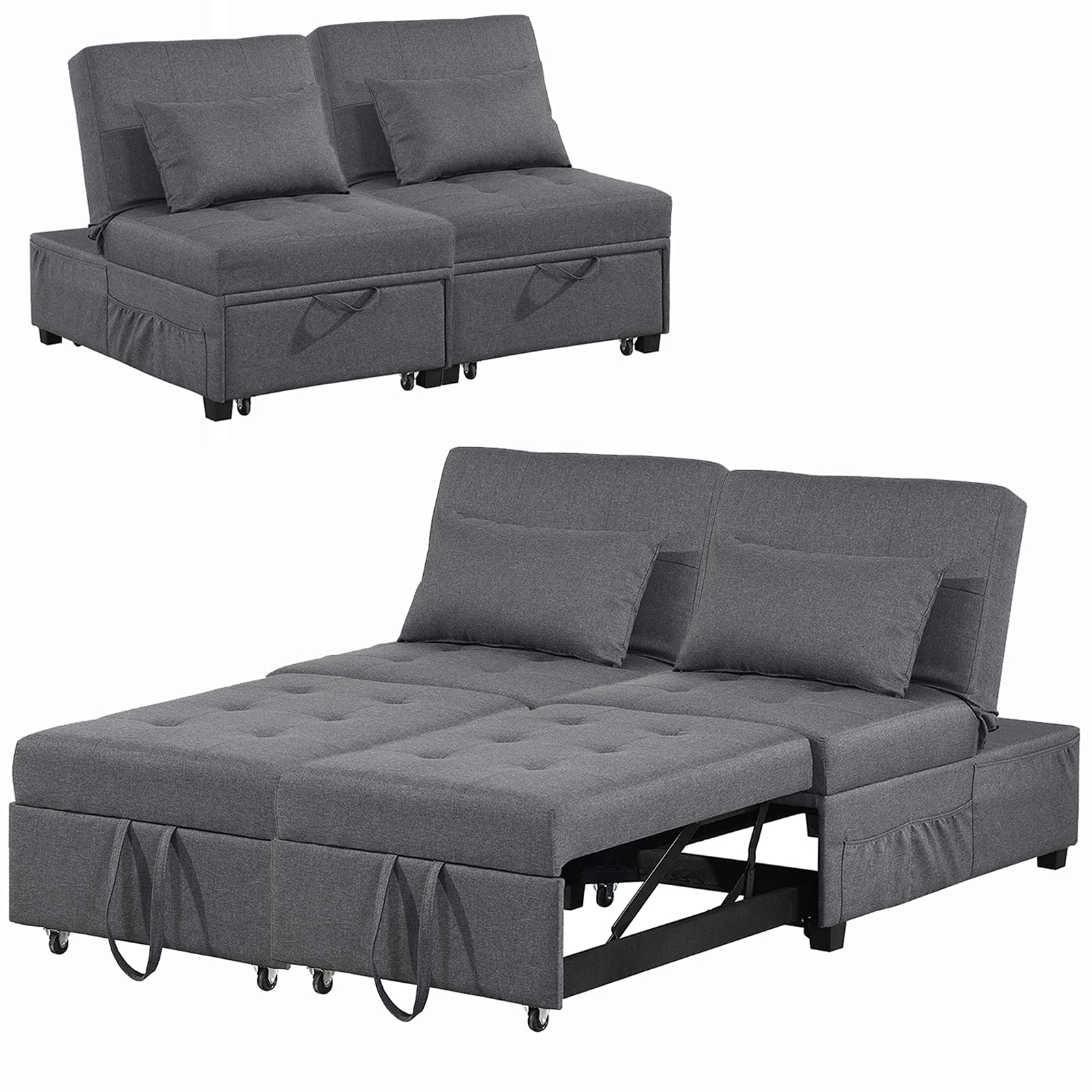 Buy SAMERY Convertible Chair Bed 4 in 1, er Chair Bed Pull Out er