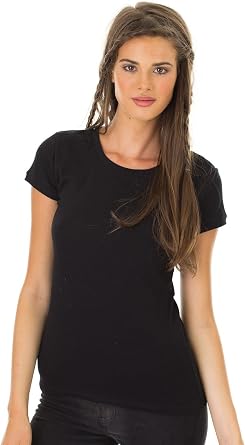 Petit Bateau Short Sleeve top 34681 Noir XS Women