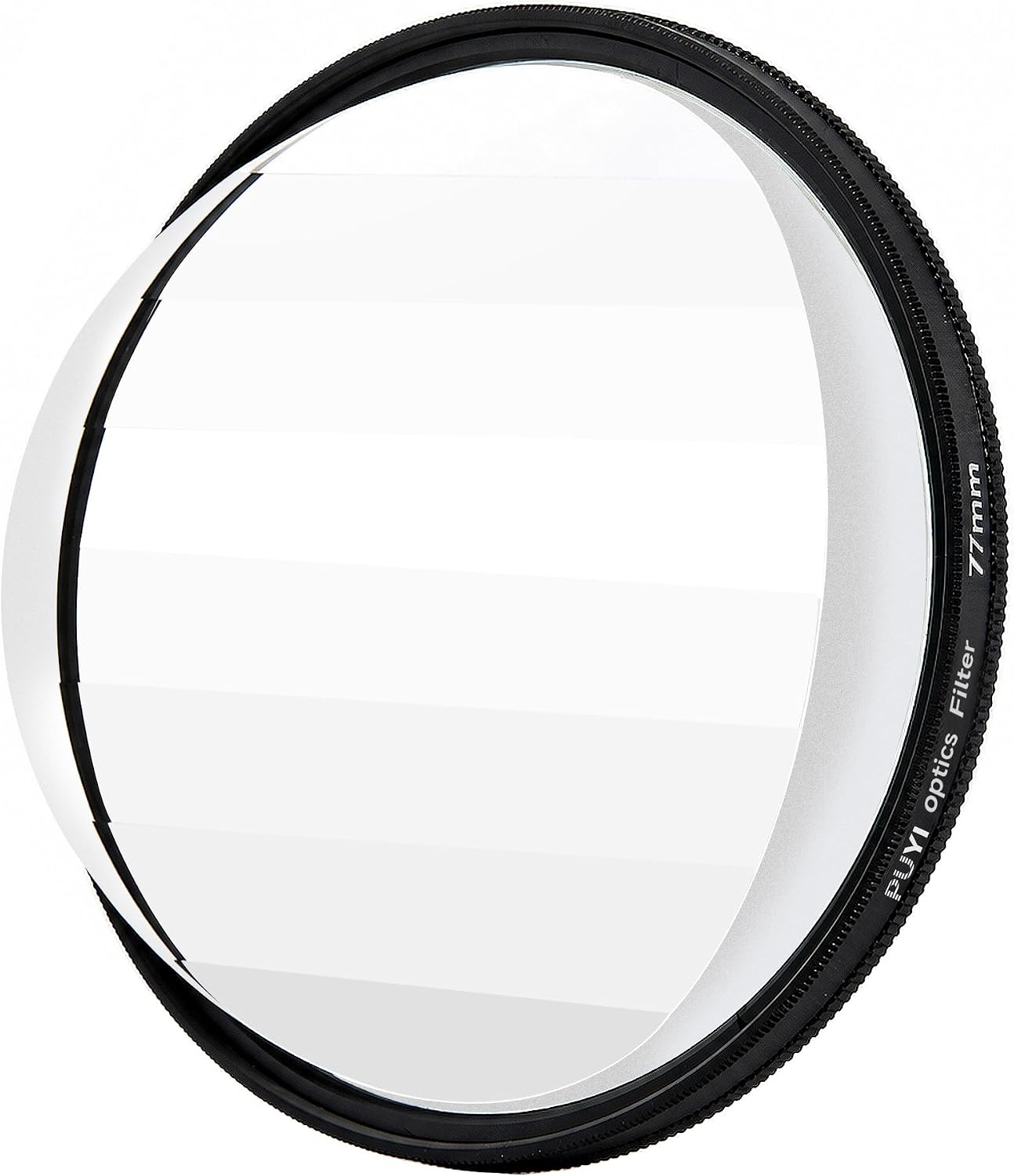 PUYI 72mm Half Diopter Filter, Split-Field Single Foreground Blur Special Effects Camera Filter, Rotatable Optical Glass Prism for Portrait Photography, Moody Film & Creative Framing