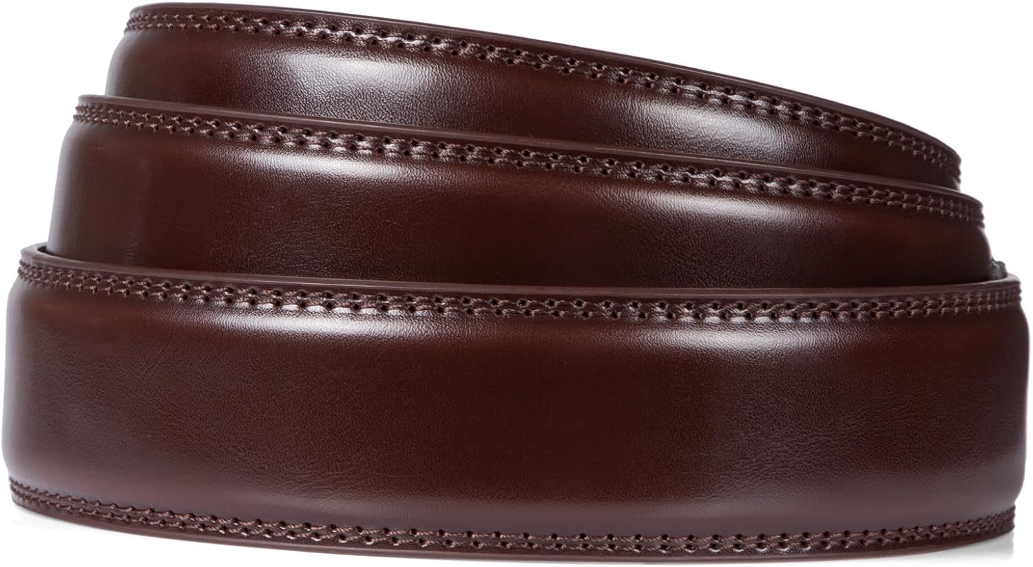 Founders & C Ratchet Belts for Men-Black/Brown Belt Leather 1 3/8" for Casual Dress-Micro Adjustable Belt - Image 6