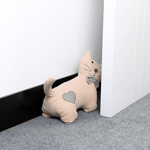 Miniatura 6 de Tapones decorativos para puerta con diseño de animales lindos, tela suave y duradera con peso para el hogar y la oficina, anticolisión, resistente,