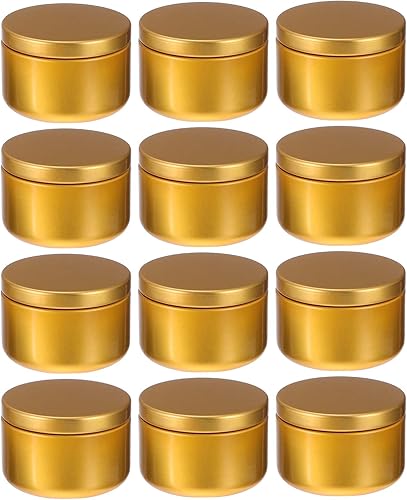 SEWACC Tarro de aceite esencial de lata de metal con tapa de 1.7 fl oz, tapa de boticario en relieve para proyectos de bricolaje