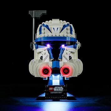 BRIKSMAX Led Lighting Kit for LEGO-75349 Captain Rex Helmet - Compatible with Lego Star Wars Building Blocks Model- Not Include Lego Set