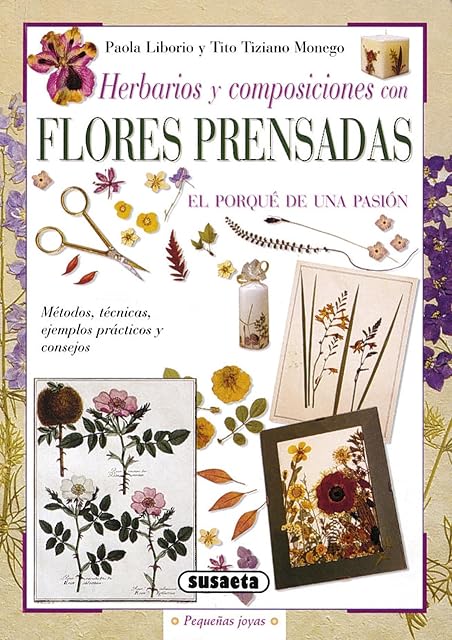 Portada de Herbarios y composiciones con flores prensadas