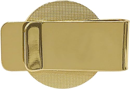 Miniatura 3 de Clip de dinero para monedas sello presidencial JFK medio dólar en capas selectivamente en oro puro de 24 quilates clip de dinero de latón sostiene