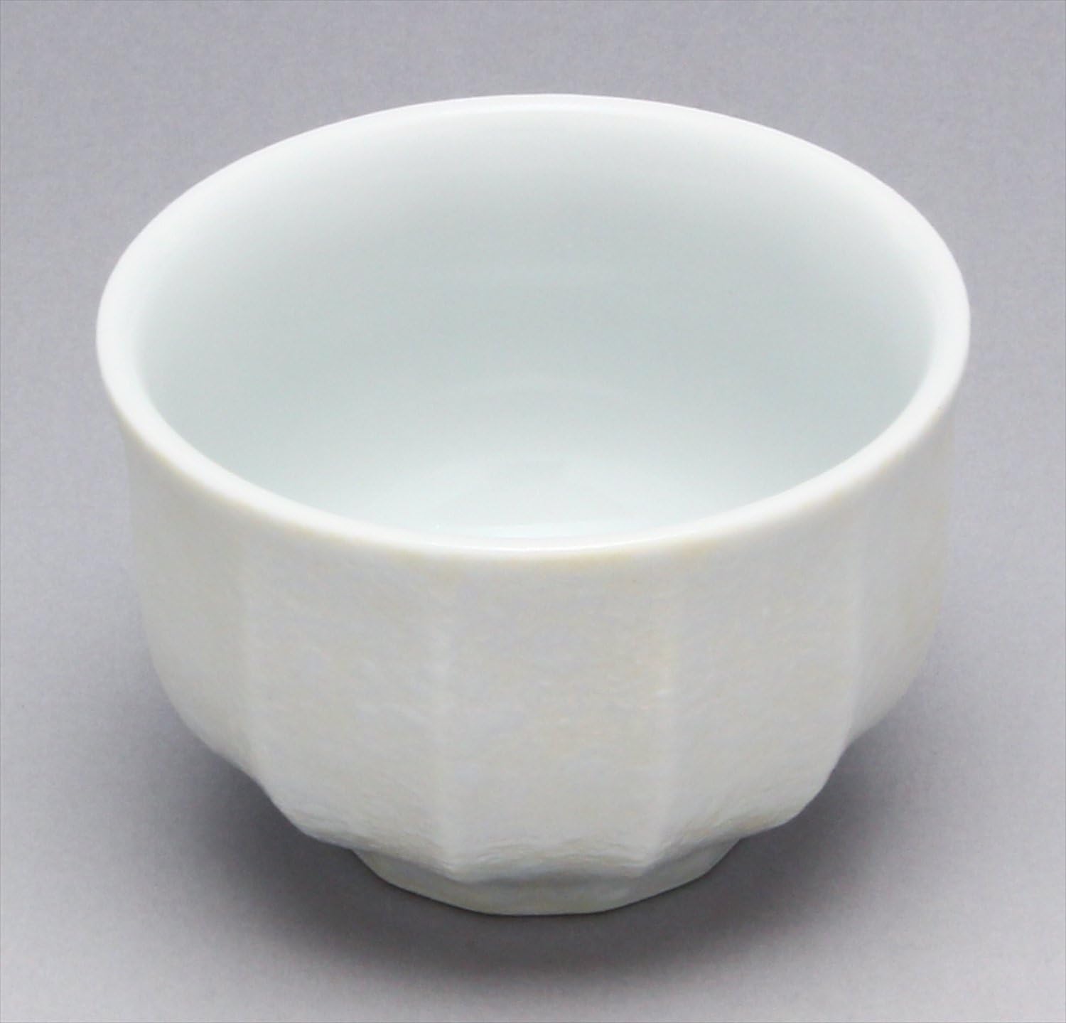 有田焼うつわ紀行(Aritayaki Utsuwa) Arita Pottery 98444 Seitoen Cup with White Glaze Pearl Chamfer