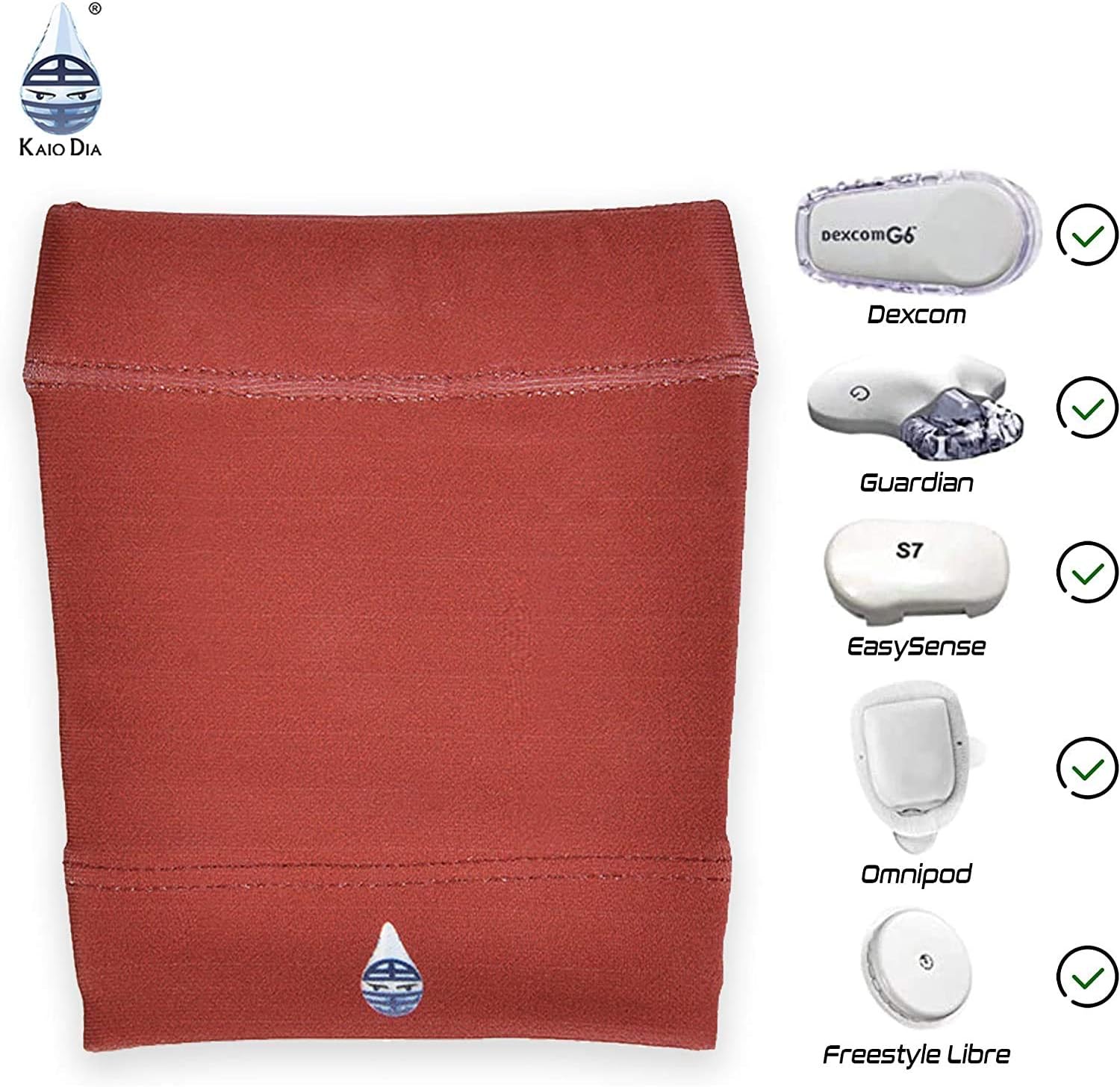 DiaBand, Armband for CGM Freestyle Libre, Medtronic, or Omnipod Comfortable and