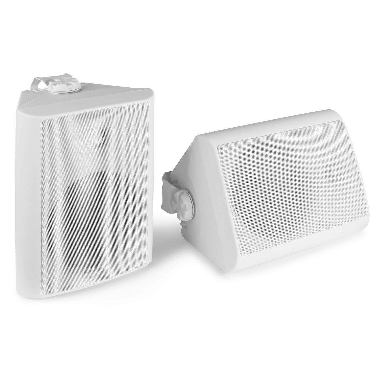 Power Dynamics BGO65 - Set di Diffusori, 2 Vie, Woofer da 6,5", Driver Tweeter da 1", 150 Watt di Picco, 45 Watt RMS, IPX5, Montaggio a Parete, Nero