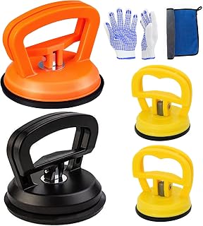 SVNEDI Car Dent Puller, Car Dent Remover Puller, 4 Pack Powerful Dent Removal Kit for Cars, Paintless Dent Puller Kit for Cars Body, Refrigerator, Glass, Mirror, Tiles and Heavy Furniture