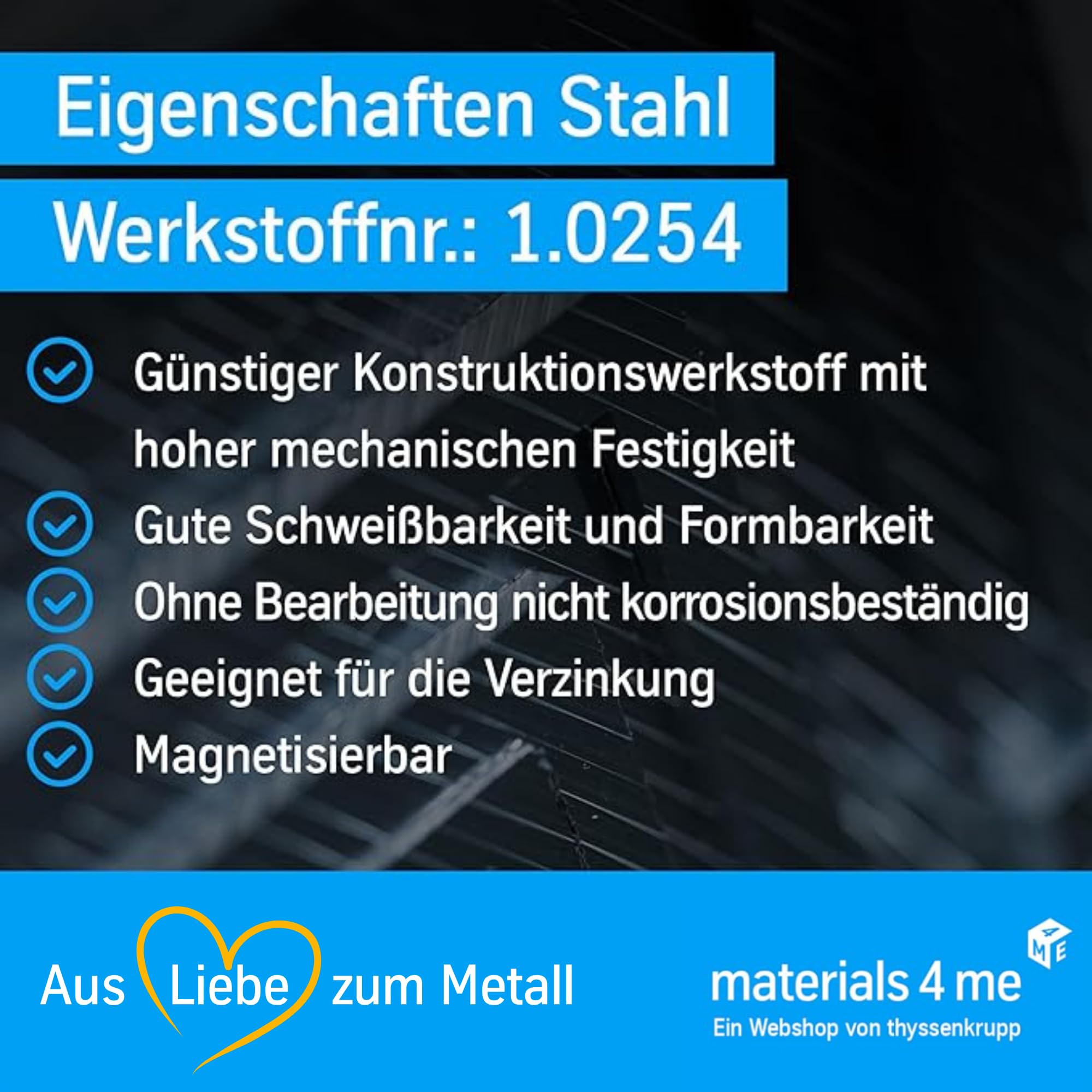 thyssenkrupp Stahlprofil – Rundrohr P235TR1 – Stahlrohr für Konstruktion & Installation – Rundprofil Stahl – 48,3 x 3,2 mm in 2000 mm Länge