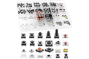 QTEATAK 240 Pcs PCB Switches Assortment Kit