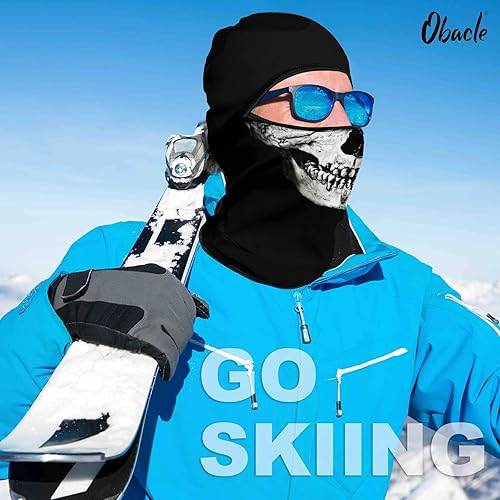 Miniatura 5 de Obacle Pasamontañas para hombre y mujer para invierno clima frío esquí ciclismo caza