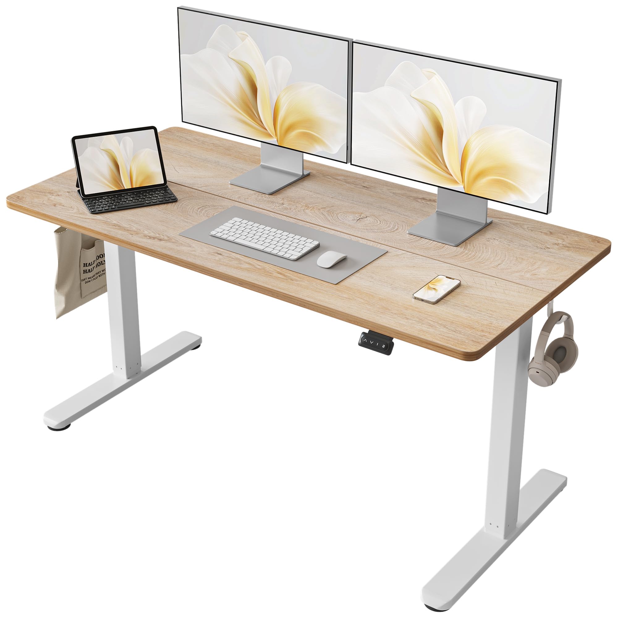 Amazon.com: FAMISKY Height Adjustable Standing Desk, 55x 24 Inch